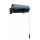Horizontal pouring bucket 15 l, stainless steel, black