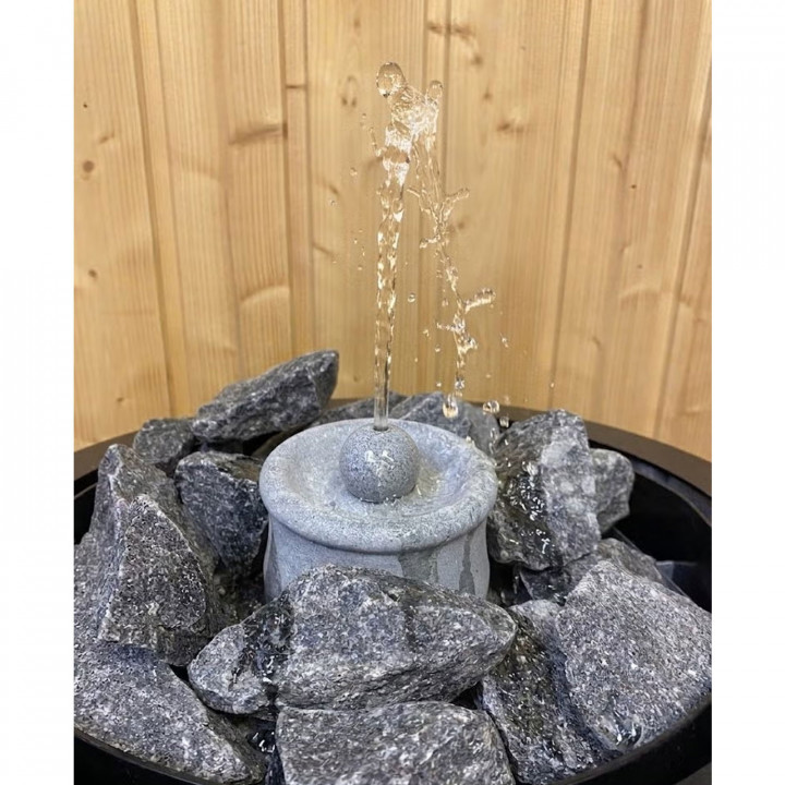 Hukka Kaste soapstone sauna fountain