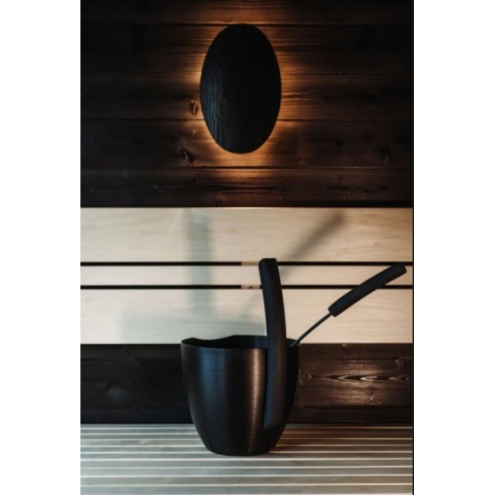 Sauna lamp HUUM OVO, dark color