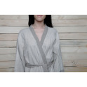 Handmade linen robe - kimono - 4
