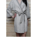 Handmade linen robe - kimono - 0