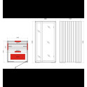 Infrared cabin - HARVIA Onni Mini - 3 Infrared cabin - HARVIA Onni Mini - 3