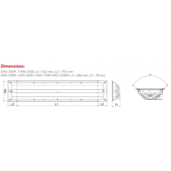 Infrared radiator - HARVIA Vitamy