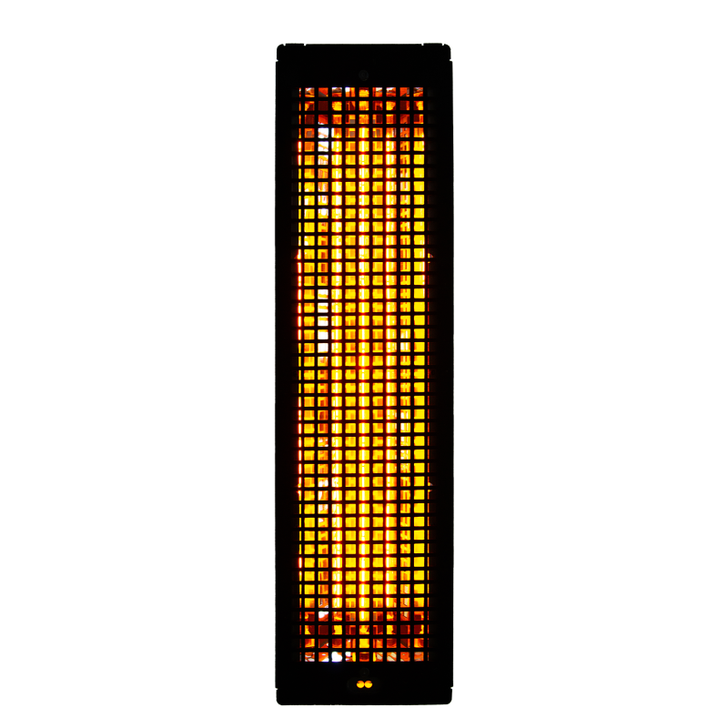 Infrared radiator - HARVIA Vitamy with black protective grille