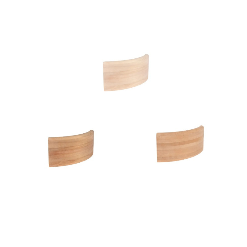 Outer arch for modular sauna benches, 400 mm