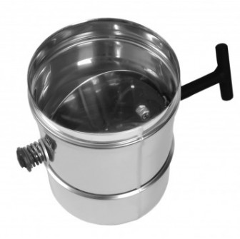 Chimney damper with handle, 0.5mm