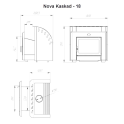 Woodburning sauna heater - NOVA KASKAD 18 - 5