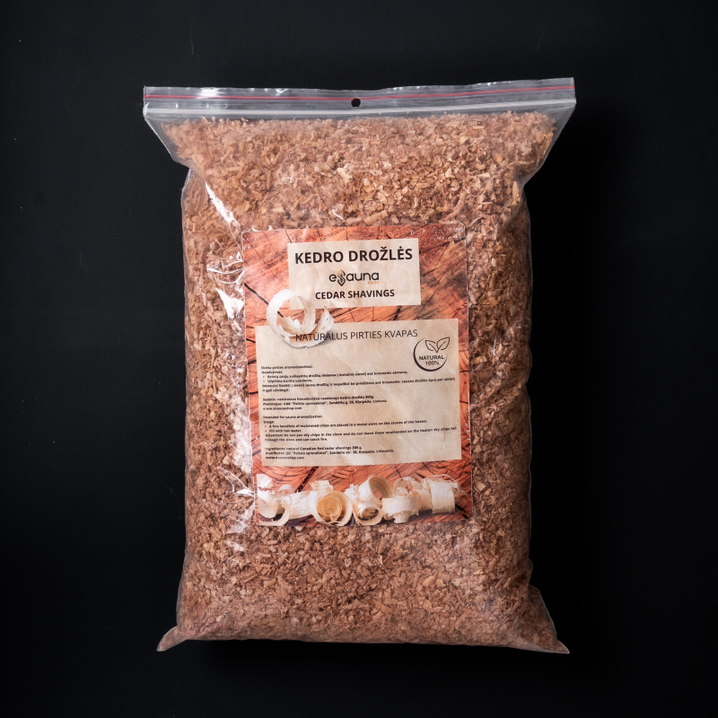 Canadian Red cedar shavings