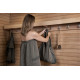 Gift set in a gift box RENTO KENNO FOR HER. Hair towel and apron, brown