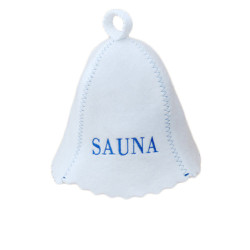 Sauna hat - SAUNA, white  Sauna hat - SAUNA, white