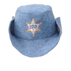 Sauna hat - Sheriff, gray  Sauna hat - Sheriff, gray