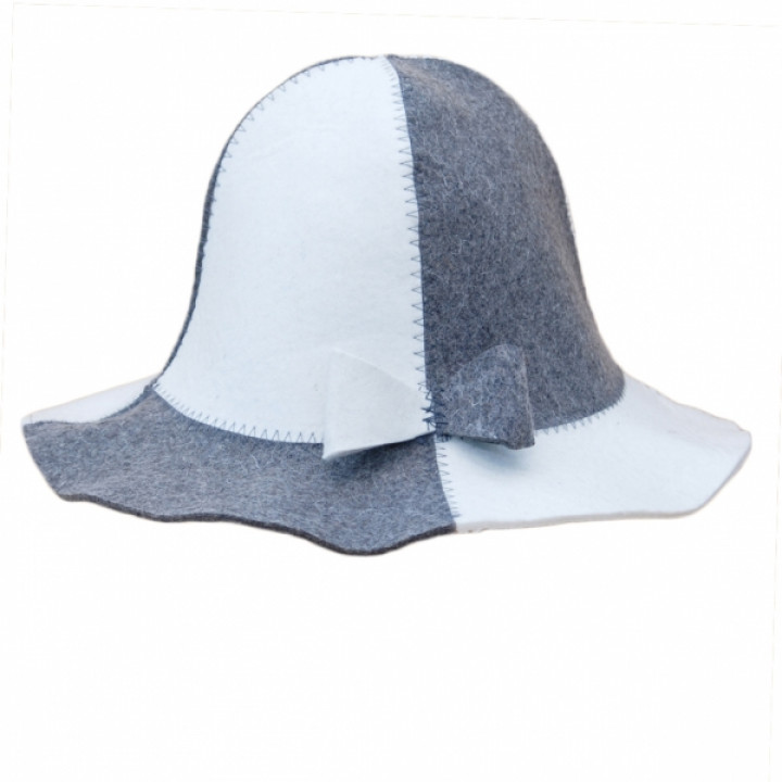 Sauna hat with ribbon
