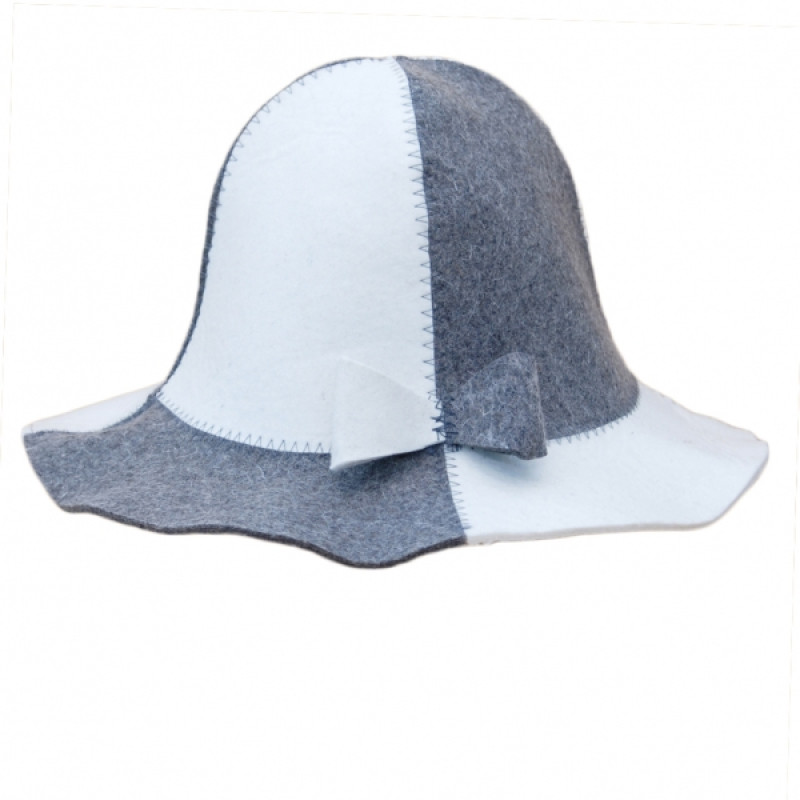 Sauna hat with ribbon