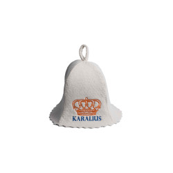 Sauna hat - KARALIUS, white  Sauna hat - KARALIUS, white