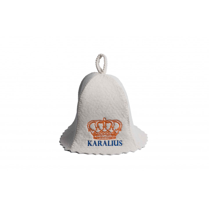 Sauna hat - KARALIUS, white