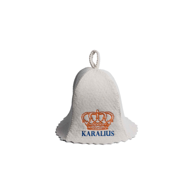 Sauna hat - KARALIUS, white