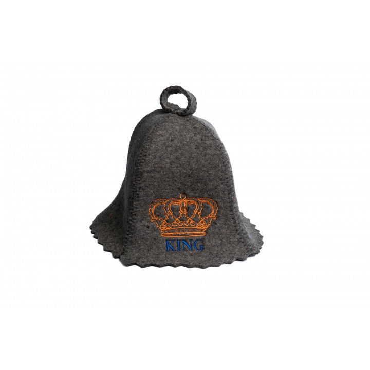 Sauna hat - KING, gray