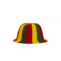 Sauna hat - Striped, yellow, green, red - 0