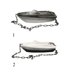 Ceramic container for scents - boat  Ceramic container for scents - boat
