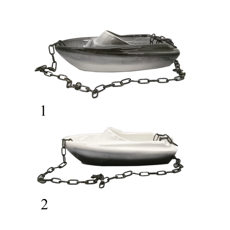 Ceramic container for scents - boat