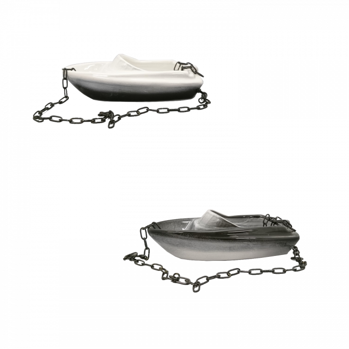 Ceramic container for scents - boat