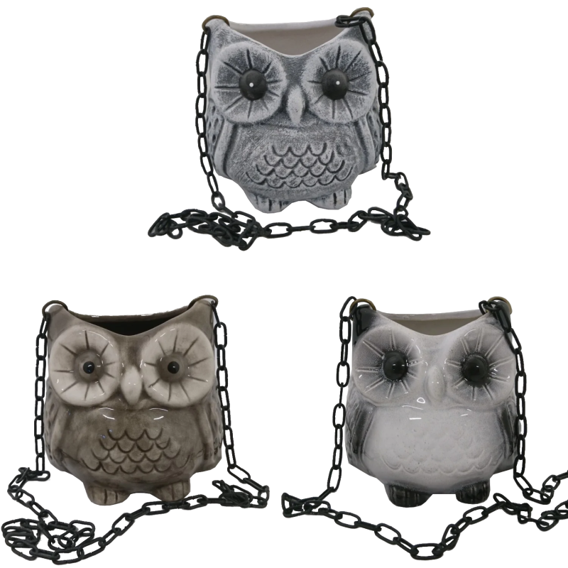 Ceramic container for scents - owl