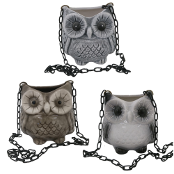 Ceramic container for scents - owl 