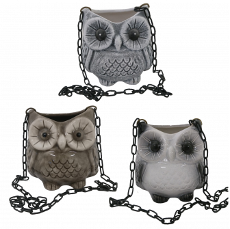Ceramic container for scents - owl