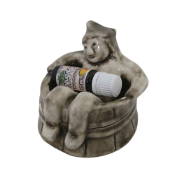 Ceramic container for scents - the spirit of the sauna with aroma 