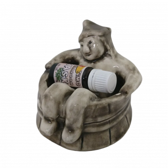 Ceramic container for scents - the spirit of the sauna with aroma