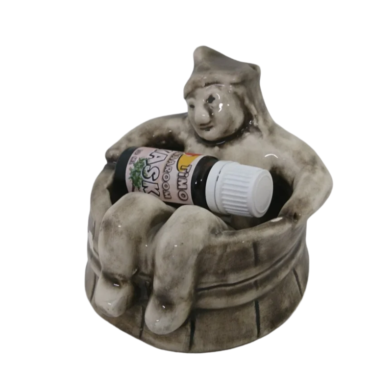 Ceramic container for scents - the spirit of the sauna with aroma