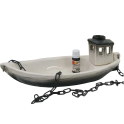 Ceramic container for scents - boat with aroma - 0