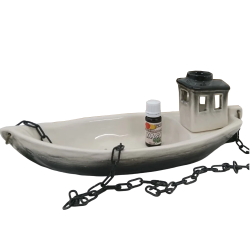 Ceramic container for scents - boat with aroma 