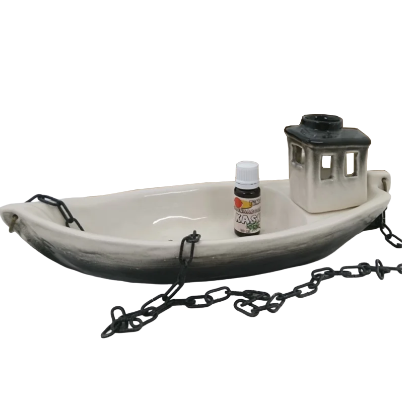 Ceramic container for scents - boat with aroma
