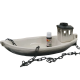 Ceramic container for scents - boat with aroma