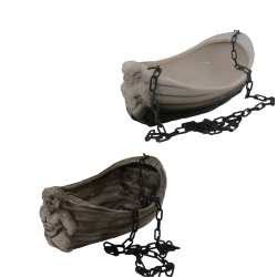 Ceramic container for scents - boat with Poseidon  Ceramic container for scents - boat with Poseidon