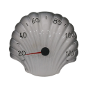 Ceramic sauna thermometer - seashell - 0