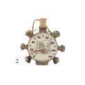 Ceramic sauna thermometer - ship's rudder - 4