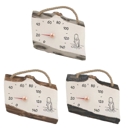 Ceramic sauna thermometer - girl in the water  Ceramic sauna thermometer - girl in the water