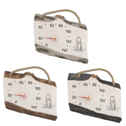 Ceramic sauna thermometer - girl in the water 