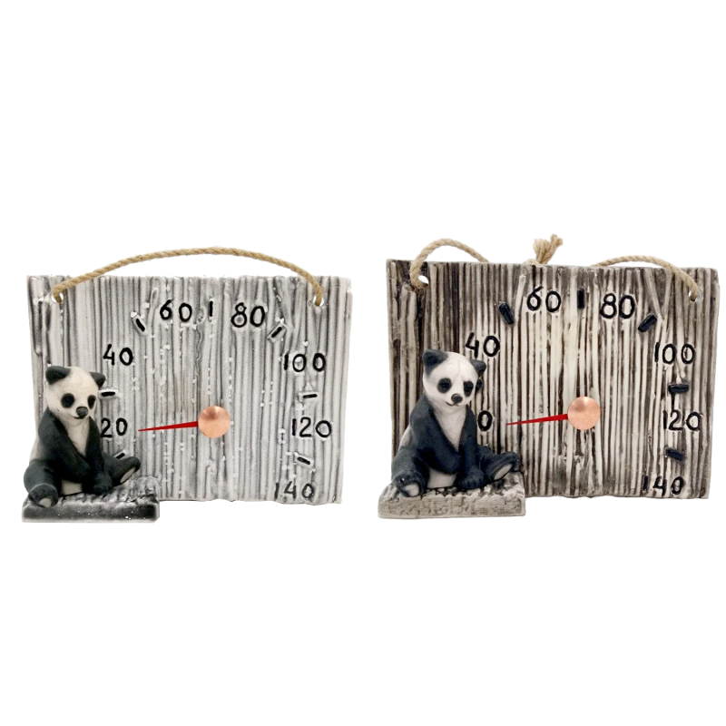 Ceramic sauna thermometer - panda