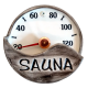 Ceramic sauna thermometer - SAUNA