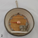 Ceramic sauna thermometer - barrel - 2