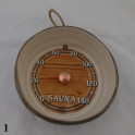 Ceramic sauna thermometer - barrel - 1