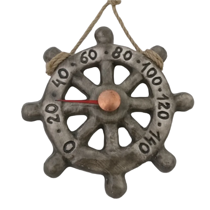 Ceramic sauna thermometer - wheel