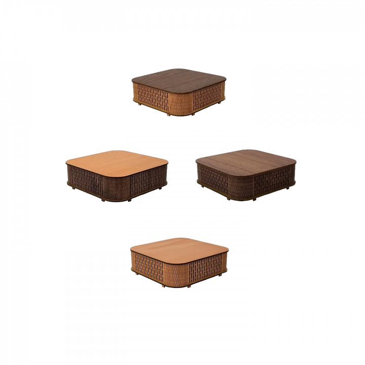Square BIRRA LED sauna light