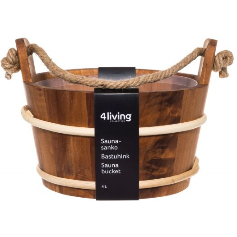 Alder bucket with plastic insert