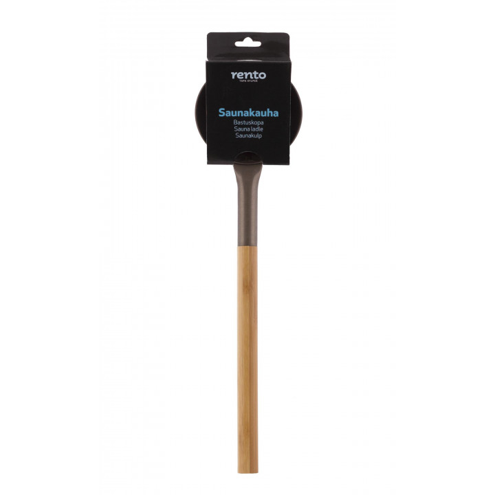 RENTO aluminum ladle, dark brown