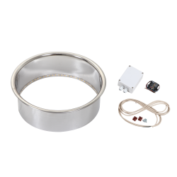 HARVIA Cilindro embedding flange HPC2L, illuminated 