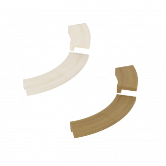 Embedding flange - for SAWOTEC Tower Corner heater, wooden